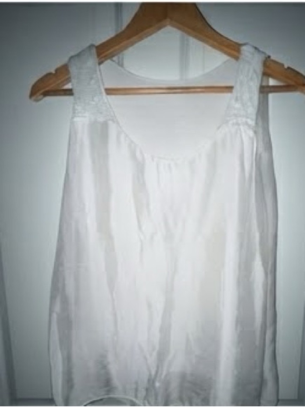 Made in Italy - 100% Silk Women’s White Blouse Women’s Sequins Straps Blouse Too